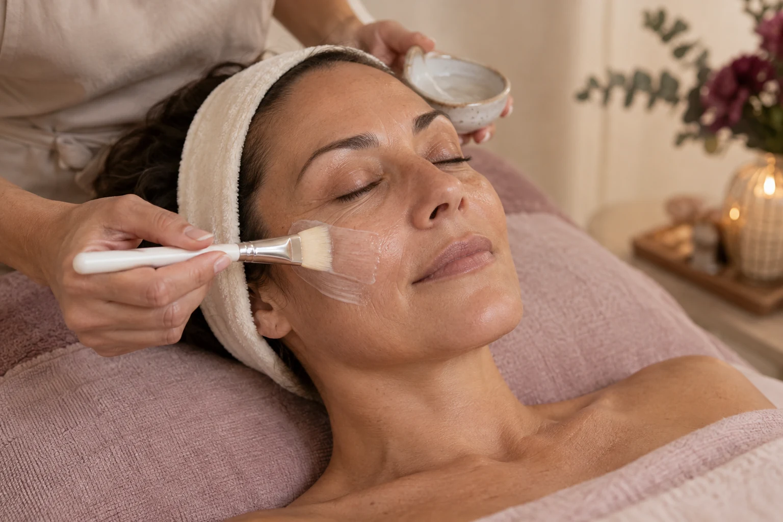 Illustrative hydrating facial